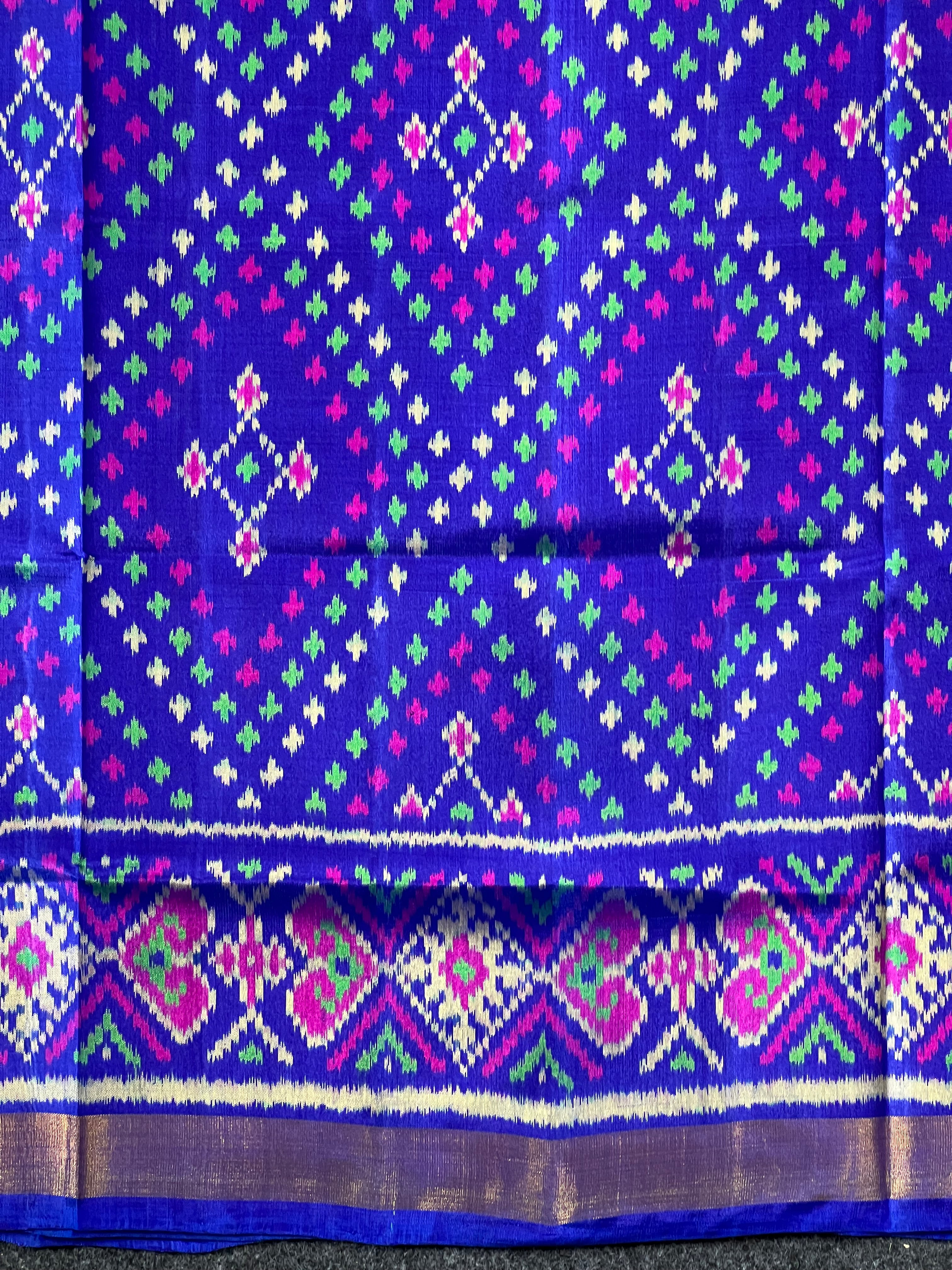 Bandhni Design Handwoven Patola Silk Saree