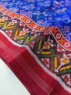 Motif Design Handwoven Patola Silk Saree