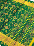 Navratna Traditional Design Handwoven Patola Silk Saree