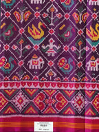 Narikunj Traditional Design Handwoven Patola Silk Saree