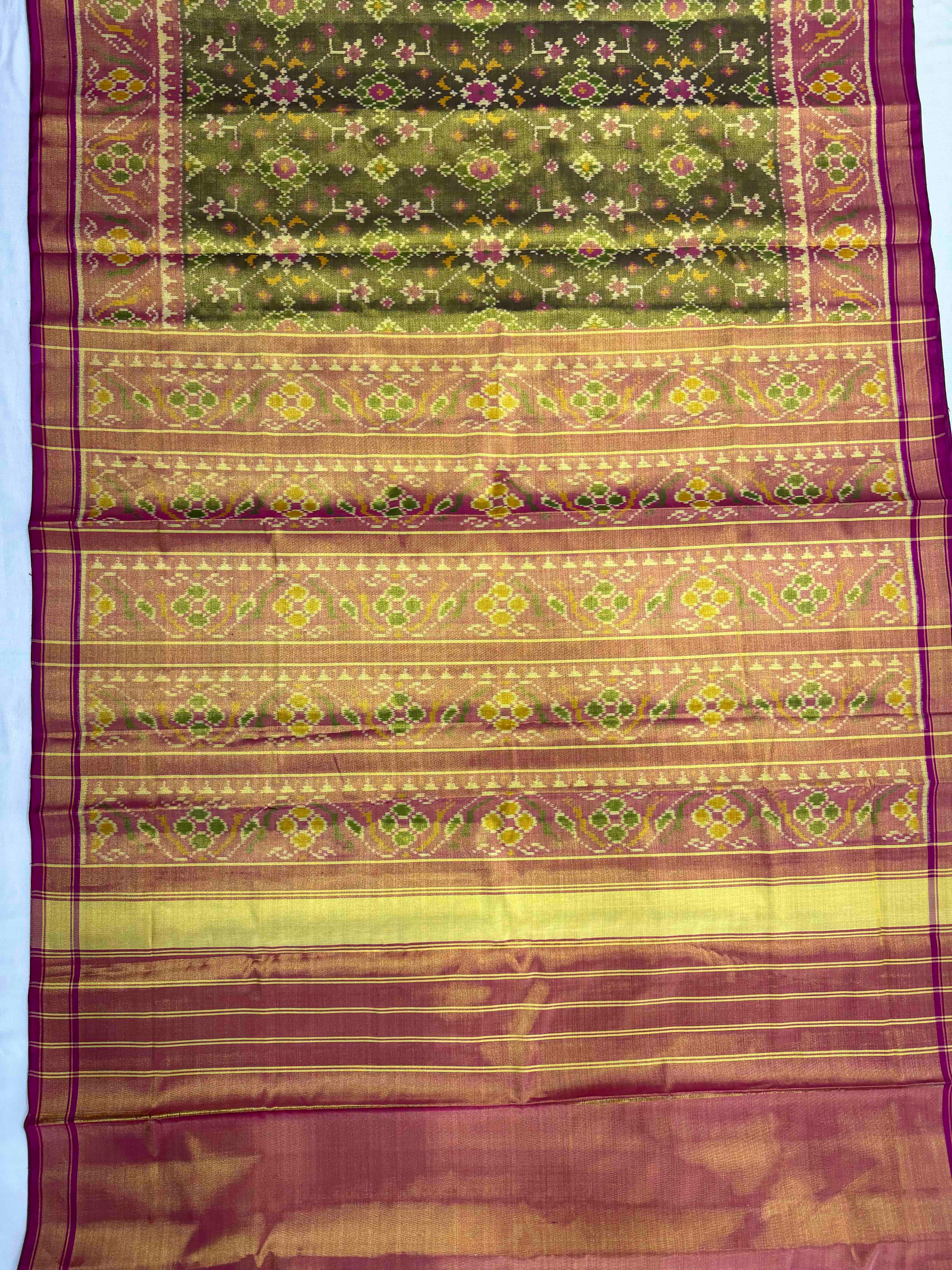 Tissue Double Zari Patola Saree