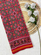 Navratna-Manekchowk Design Handwoven Patola Silk Saree