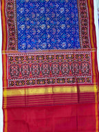 Small Motif Design Handwoven Patola Silk Saree