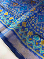 Panchanda Design Handwoven Patola Silk Saree