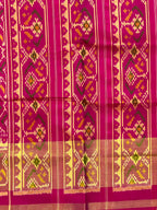 Narikunj Traditional Design Handwoven Patola Silk Saree