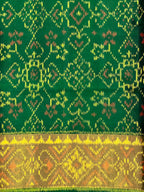 Navratna-Manekchowk Design Handwoven Patola Silk Saree