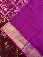 Motifs Design Handwoven Patola Silk Saree