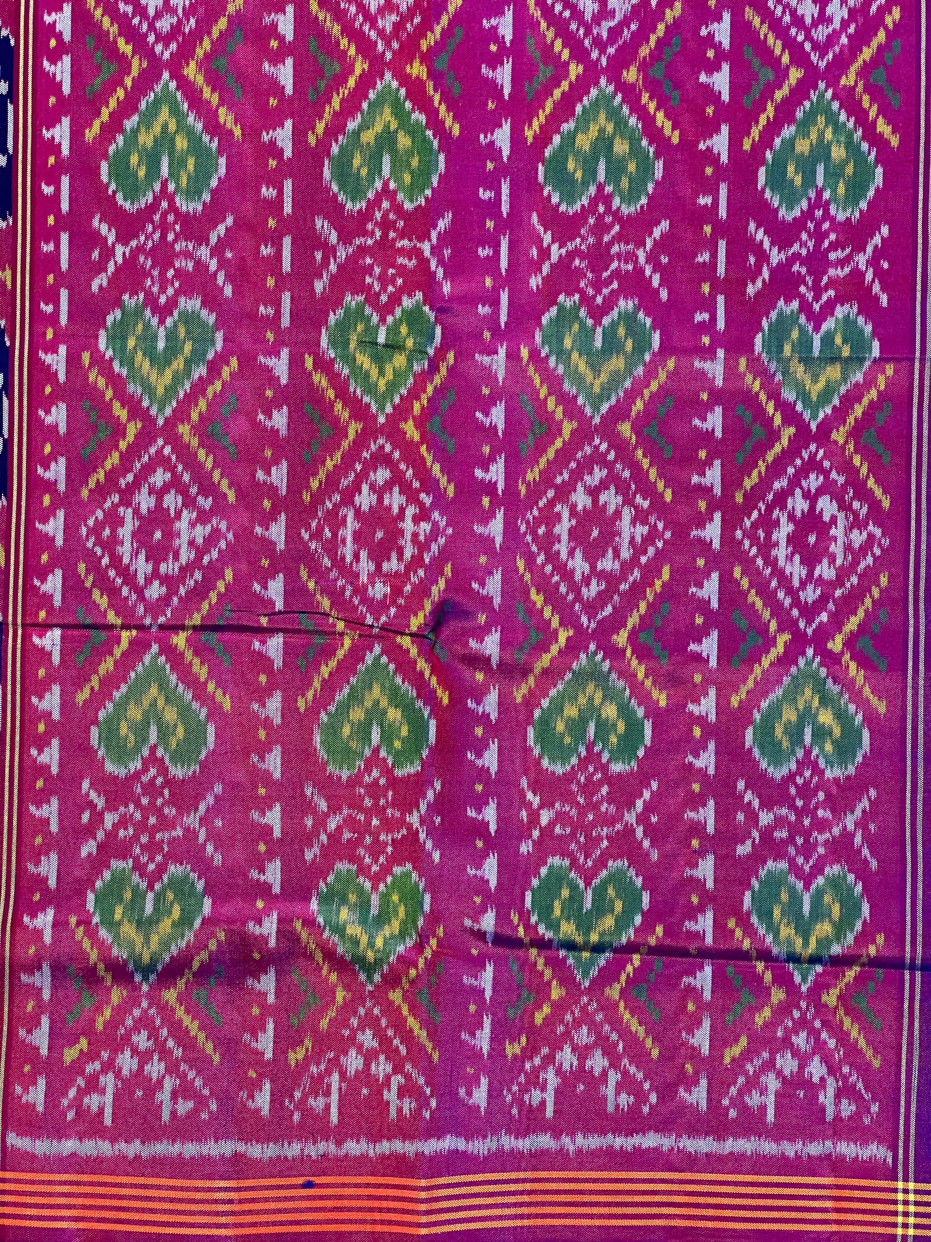 Motif Design Handwoven Patola Silk Saree