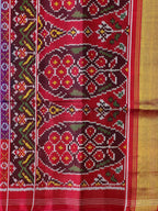 Exclusive Motifs Design Handwoven Patola Silk Saree