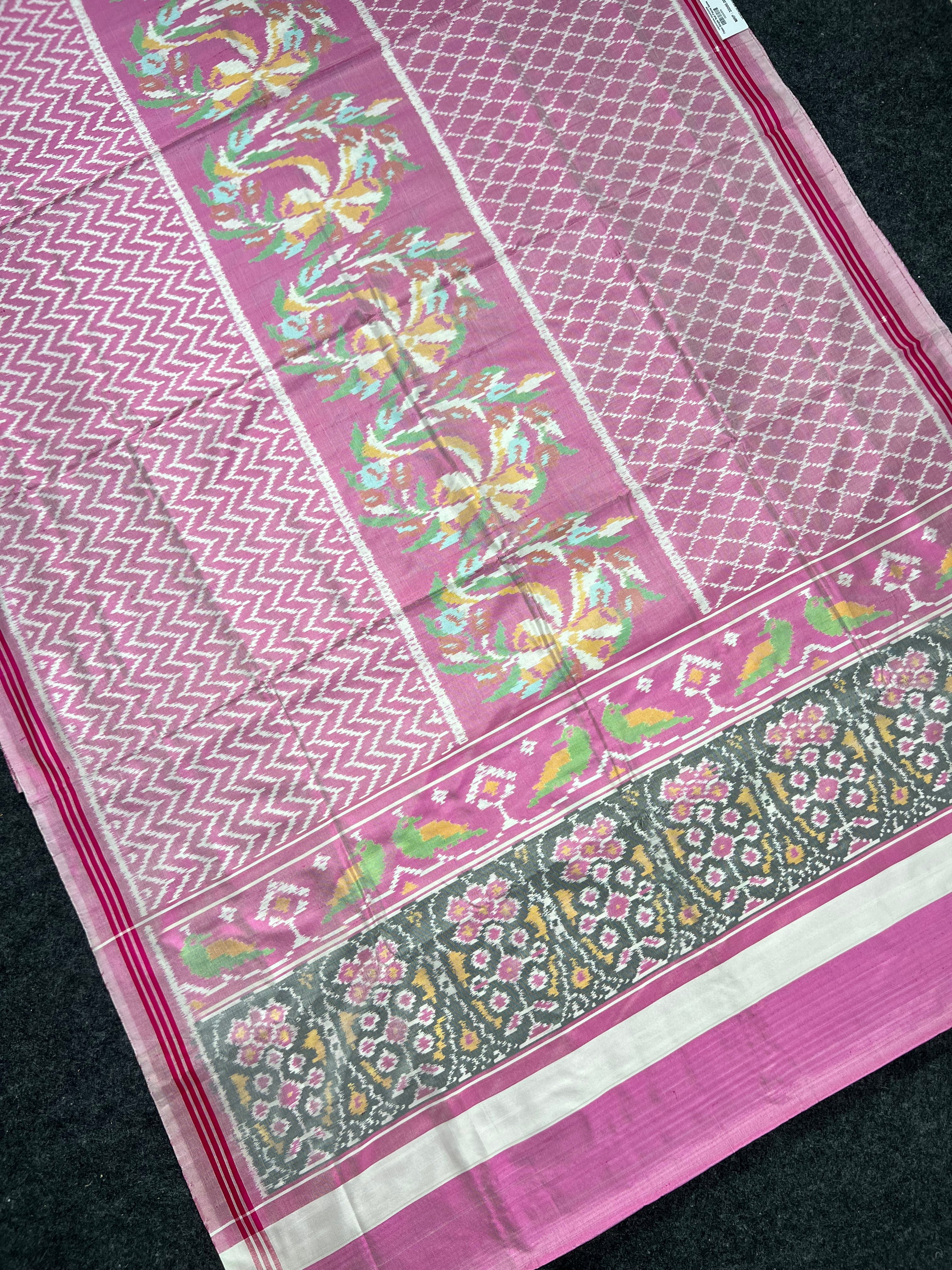 Exclusive Piece Handwoven Patola Silk Saree