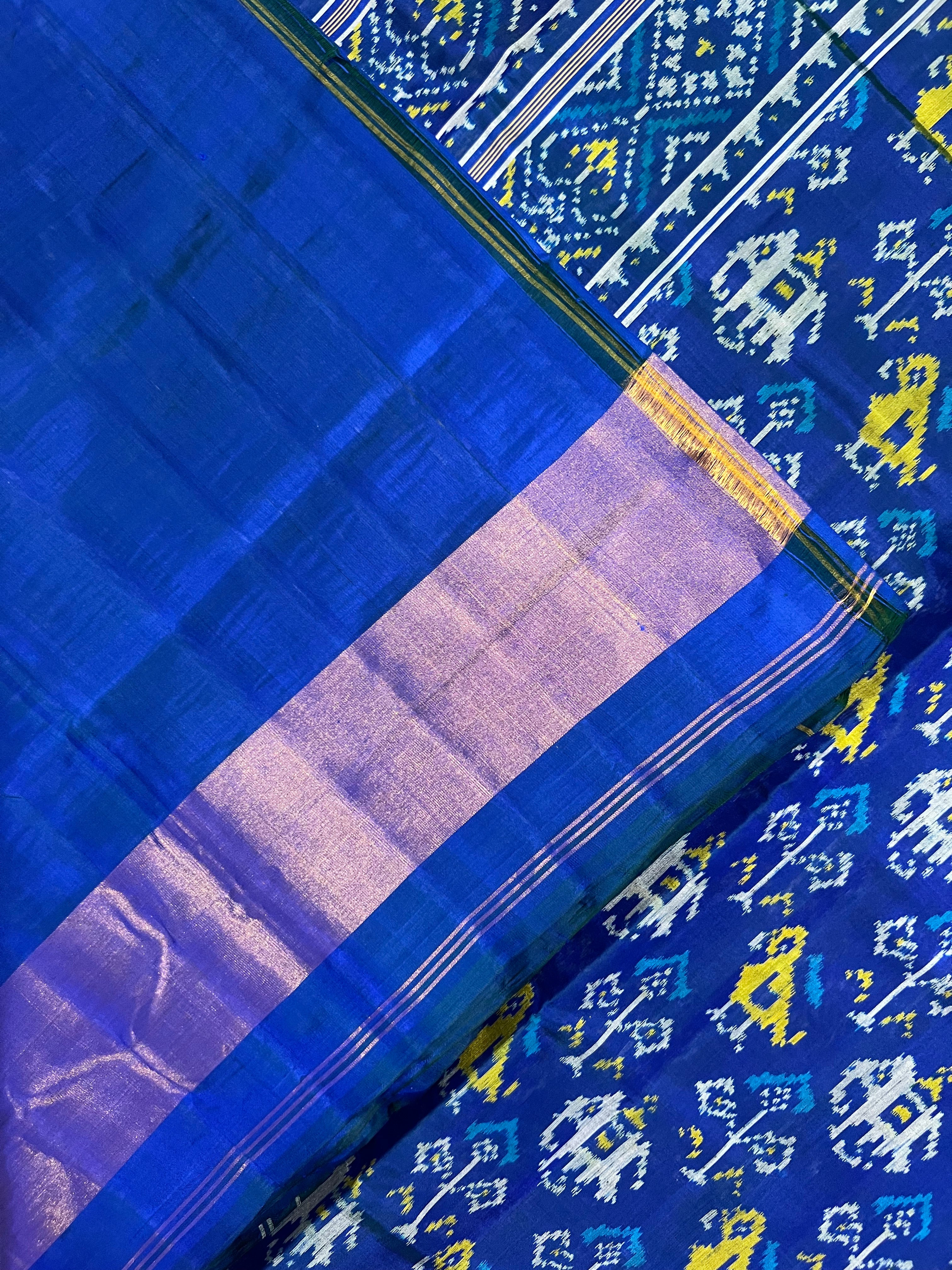 Traditional Design Handwoven Patola Silk Saree