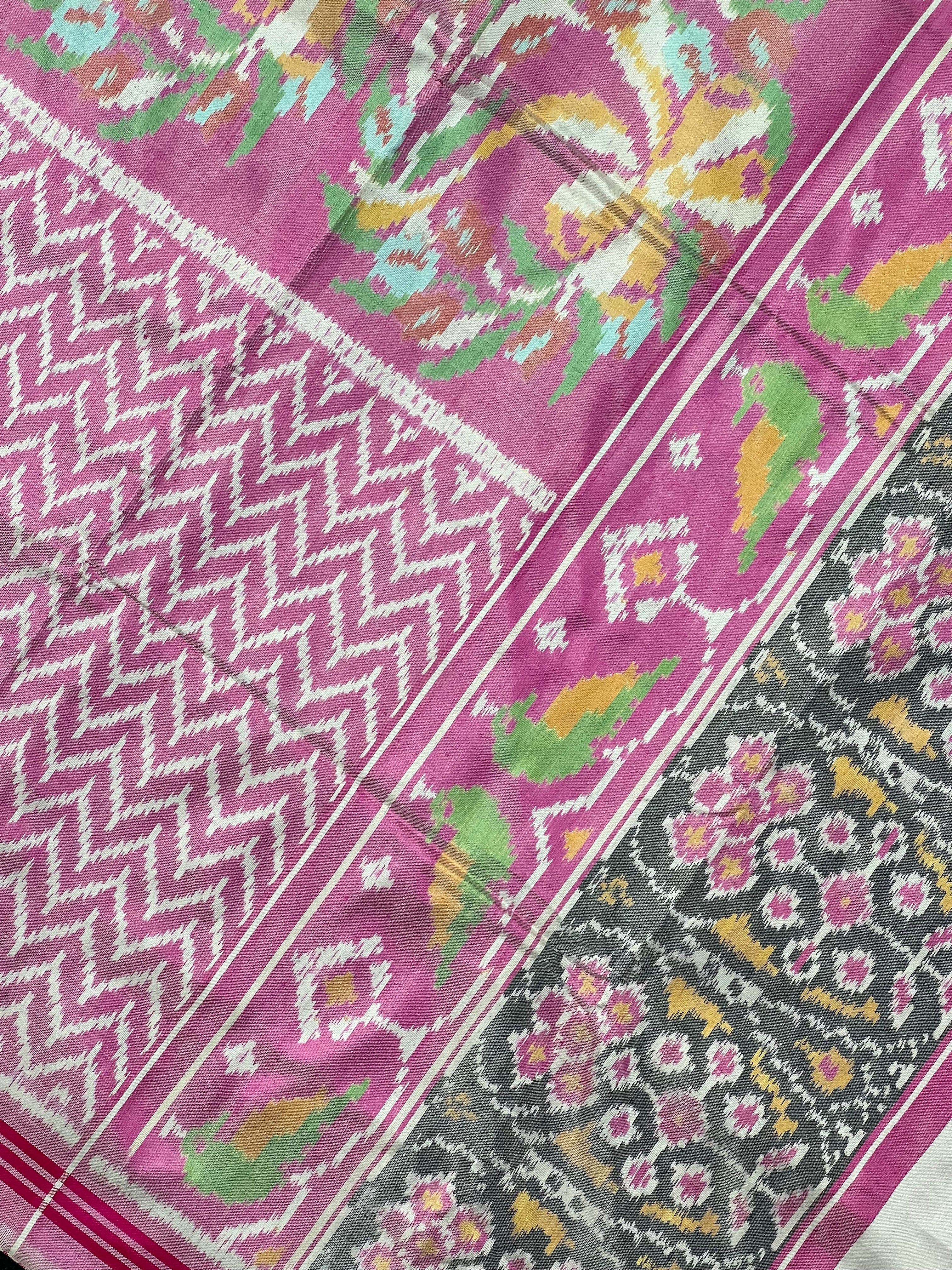 Exclusive Piece Handwoven Patola Silk Saree