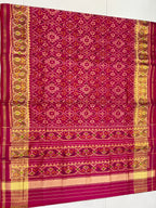 Navratna-Manekchowk Traditional Design Handwoven Patola Silk Saree
