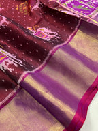 Motifs Design Handwoven Patola Silk Saree