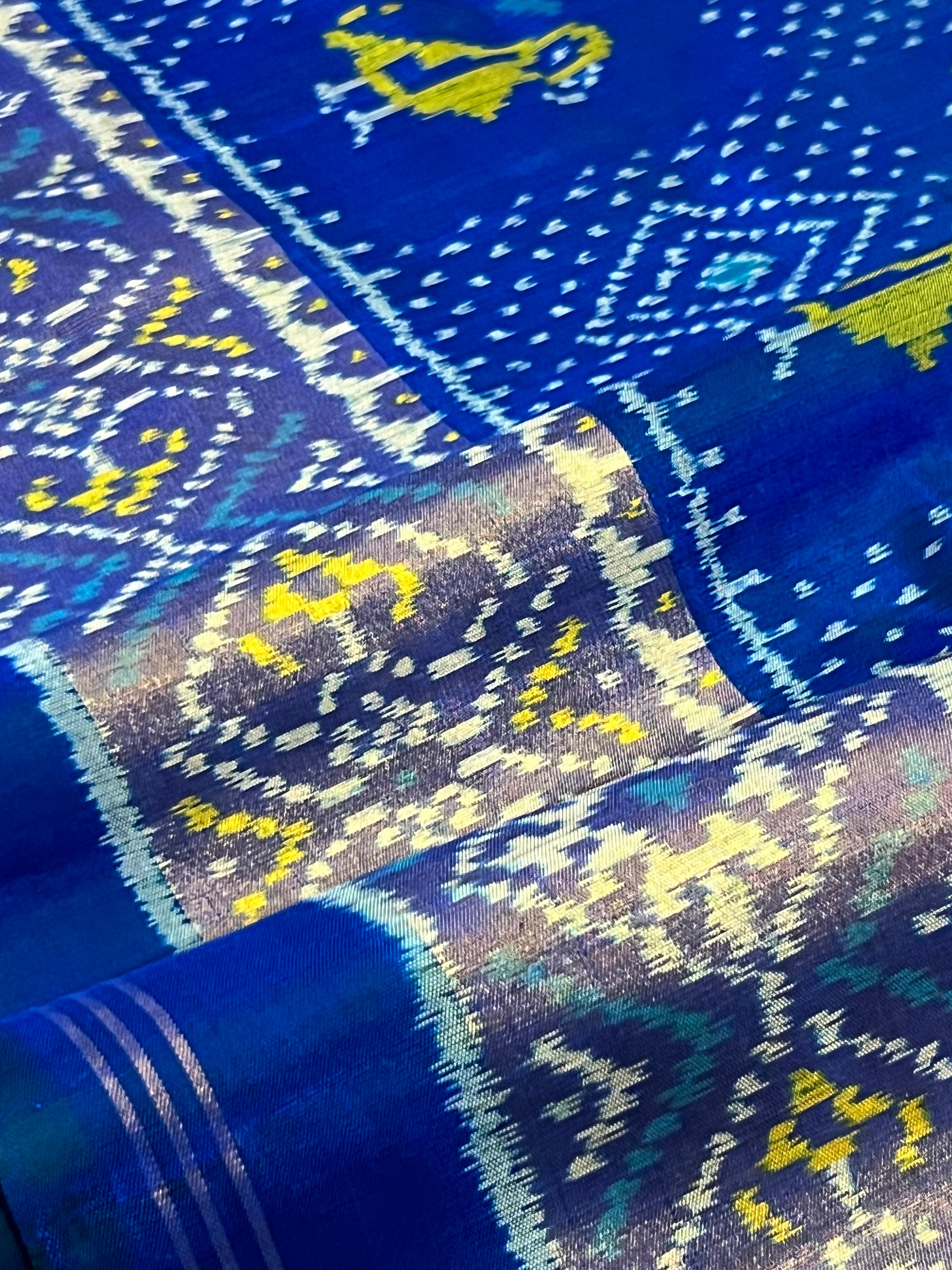 Traditional Design Handwoven Patola Silk Saree