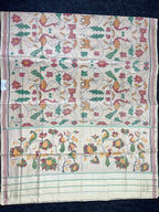 Peacock Design with Exclusive Pallu Handwoven Patola Silk Saree