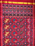 Big Motif Design Handwoven Patola Silk Saree