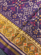 Navratna Traditional Design Handwoven Patola Silk Saree