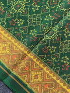 Navratna-Manekchowk Design Handwoven Patola Silk Saree