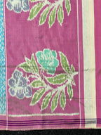 Sky Blue With Exclusive Pallu Design Handwoven Patola Silk Saree