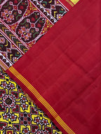 Navratna-Menekchowk Traditional Design Handwoven Patola Silk Saree