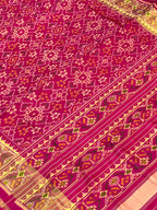 Navratna-Manekchowk Traditional Design Handwoven Patola Silk Saree