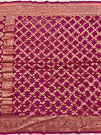 Georgette Bandhej Saree