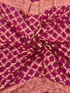 Georgette Bandhej Saree