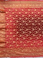 Georgette Bandhej Saree