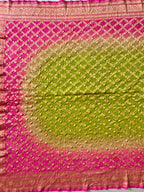 Georgette Bandhej Saree