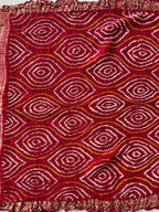 Gaji Silk Bandhej Saree