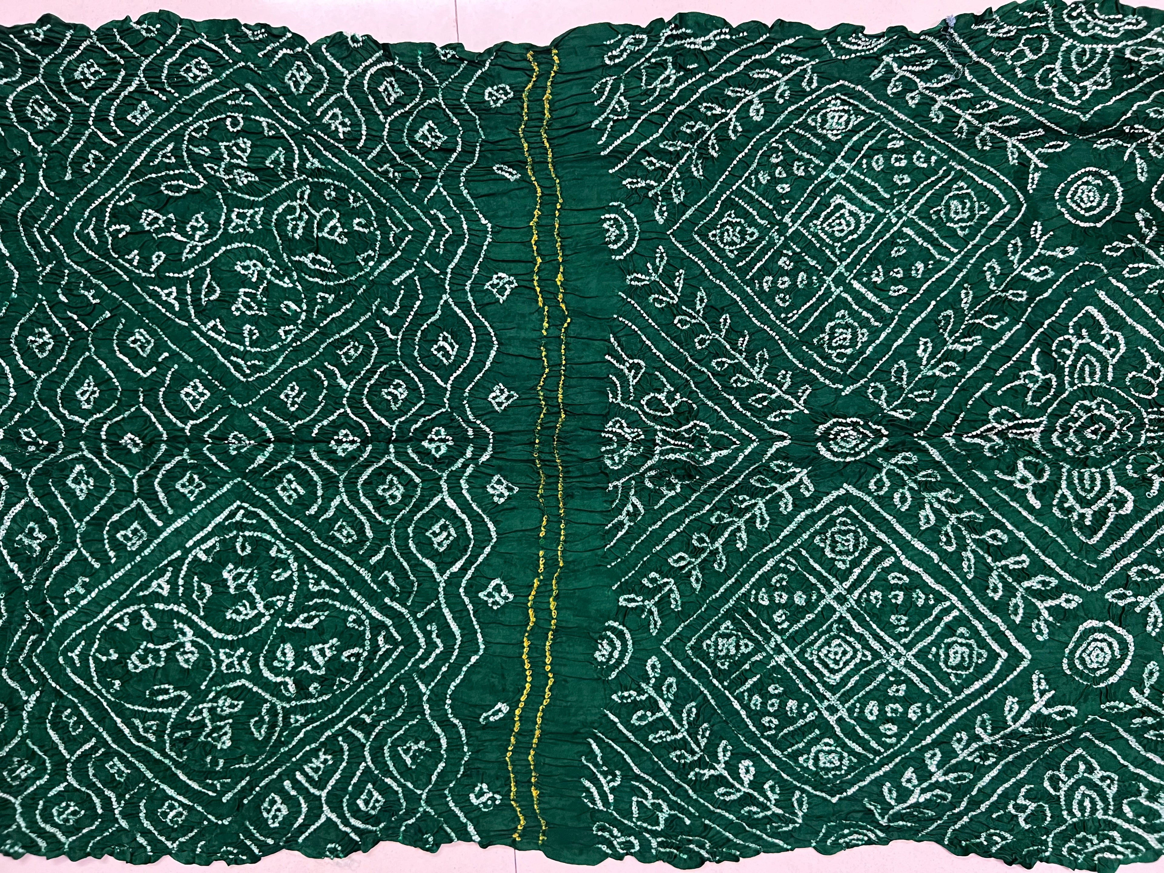Gaji Silk Bandhej Saree