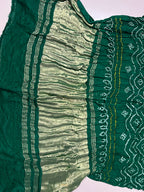 Gaji Silk Bandhej Saree