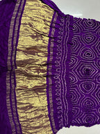 Gaji Silk Bandhej Saree