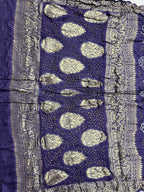 Gaji Silk Bandhej Saree