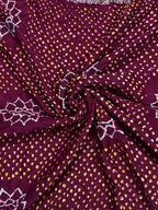 Gaji Silk Bandhej Saree