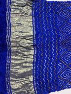 Gaji Silk Bandhej Saree