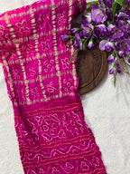 Gaji Silk Gharchola Bandhej Saree