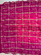 Gaji Silk Gharchola Bandhej Saree