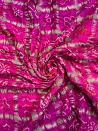 Gaji Silk Gharchola Bandhej Saree