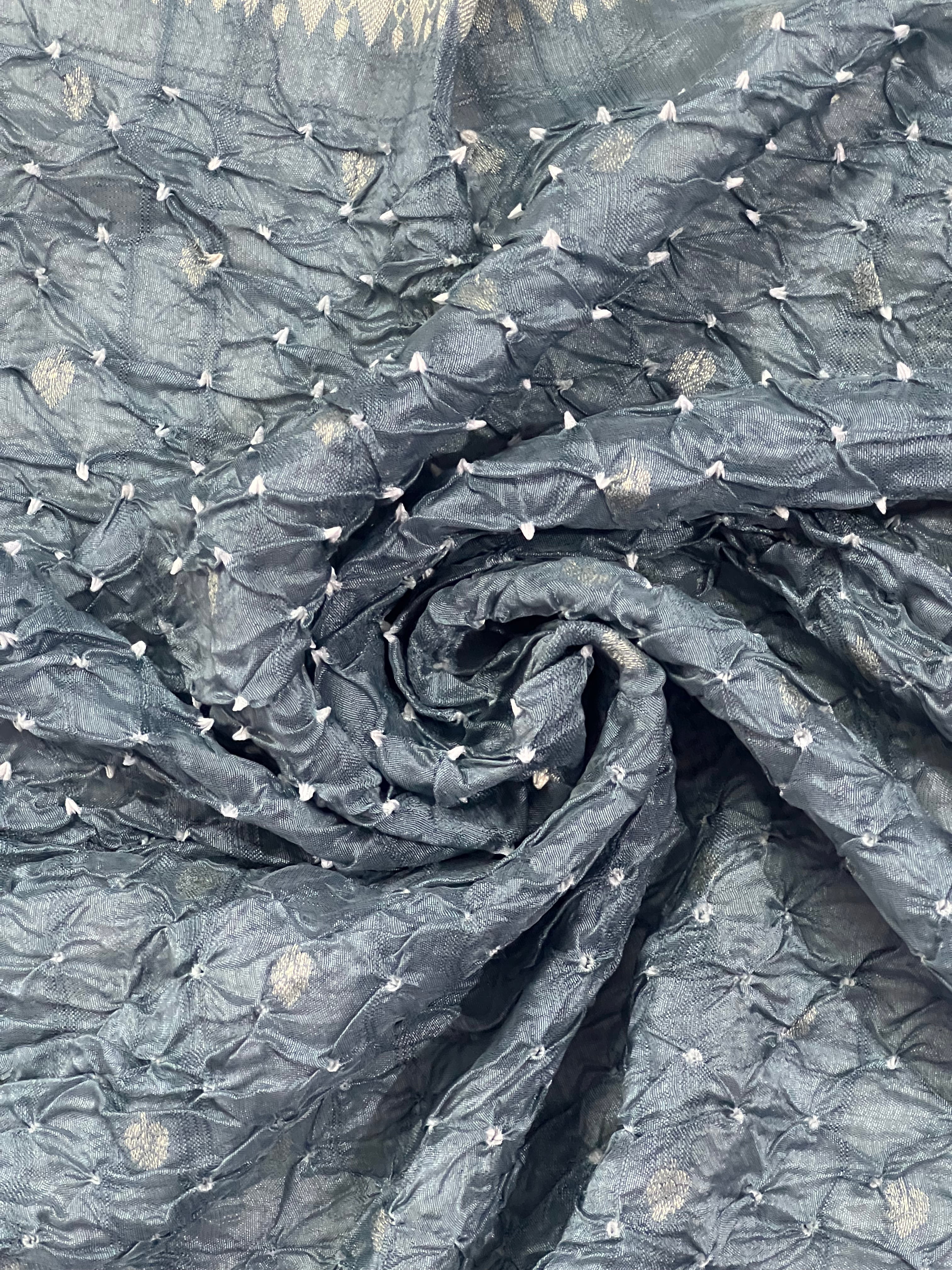 Tussar Bandhej Saree