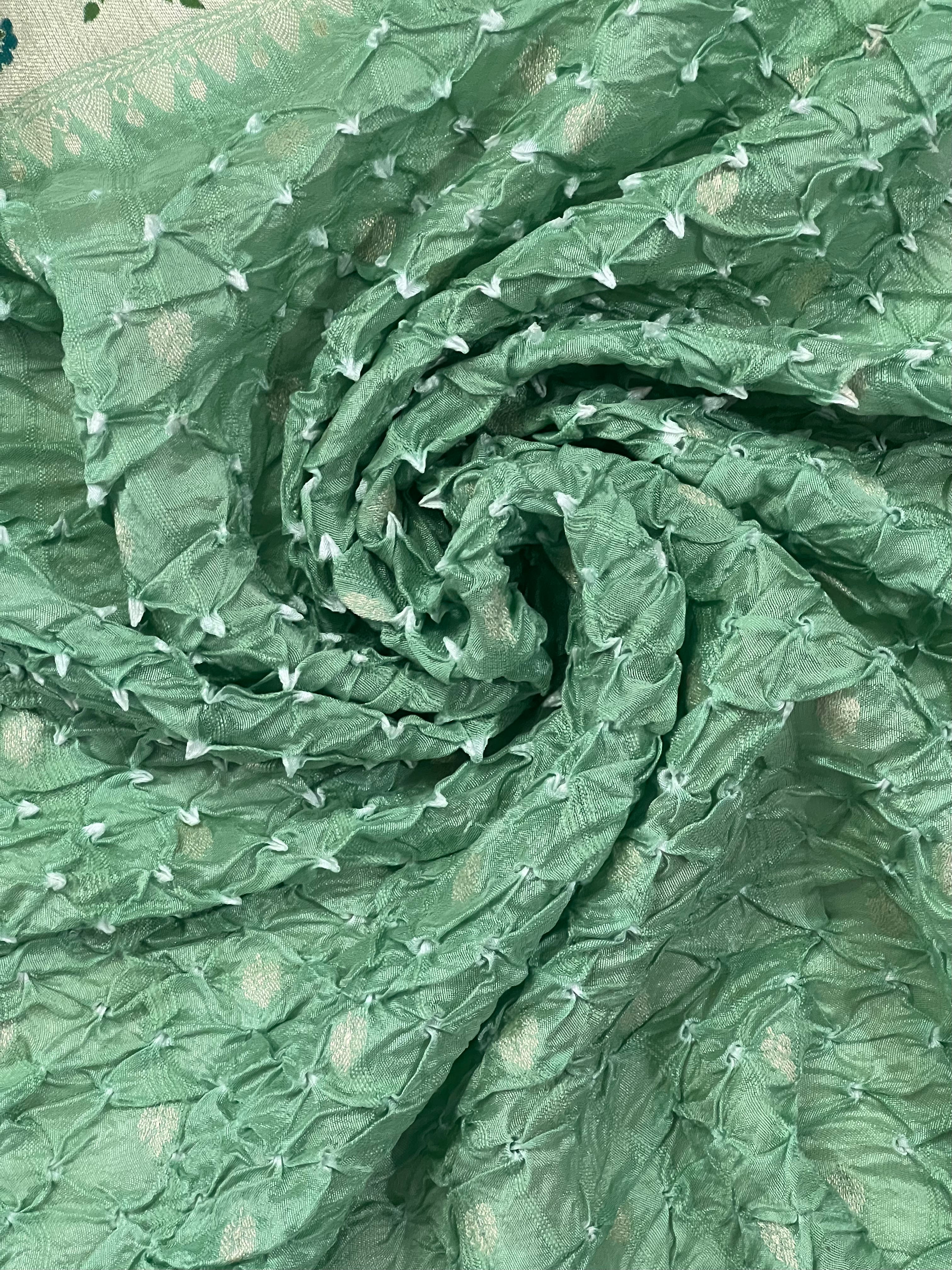 Tussar Bandhej Saree