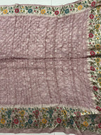 Tussar Bandhej Saree