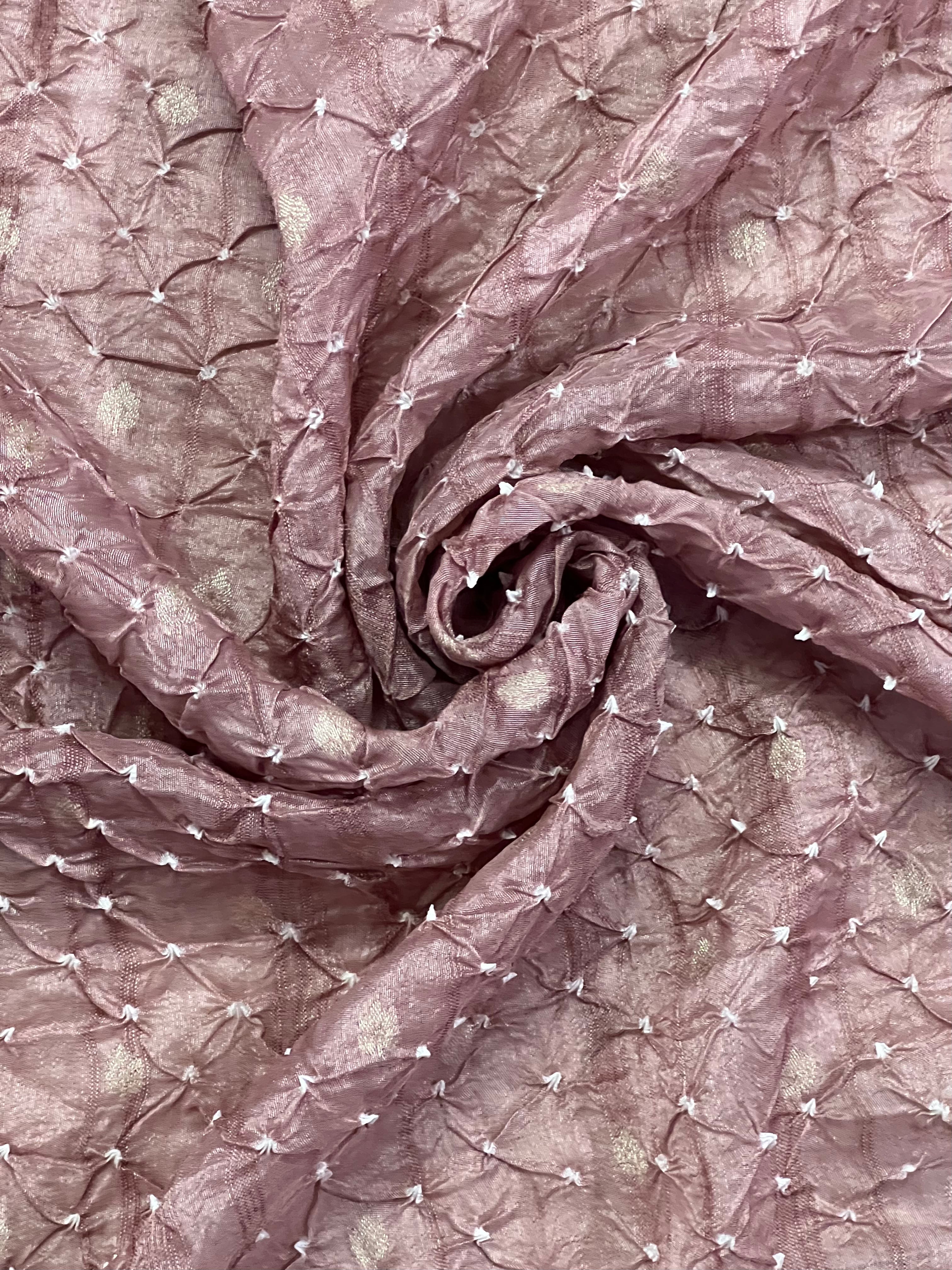 Tussar Bandhej Saree Secondary image