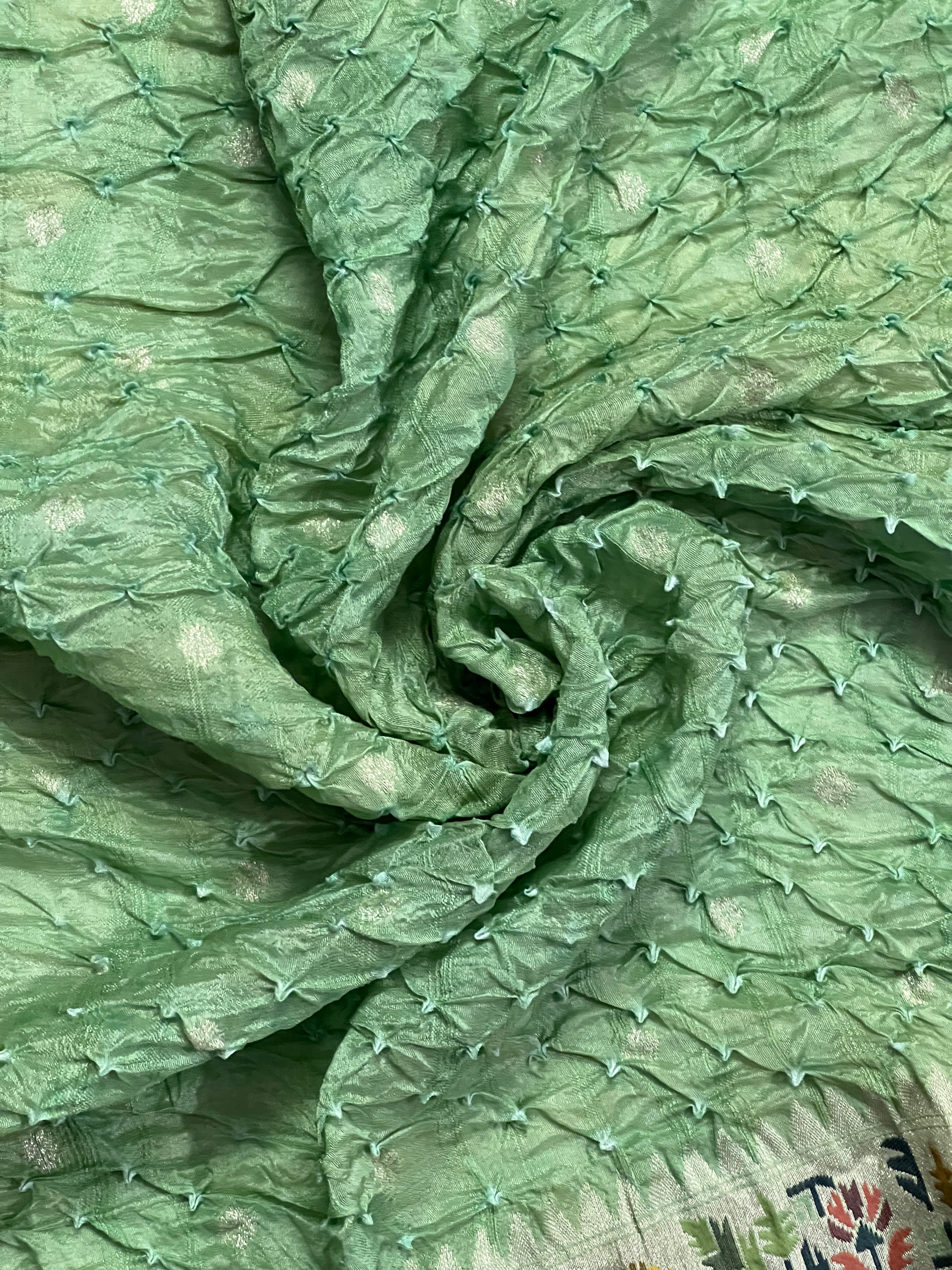 Tussar Bandhej Saree