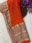 Tussar Bandhej Saree