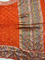 Tussar Bandhej Saree