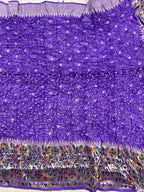 Tussar Bandhej Saree