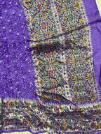 Tussar Bandhej Saree