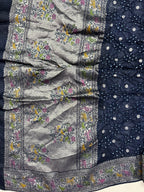 Tussar Bandhej Saree